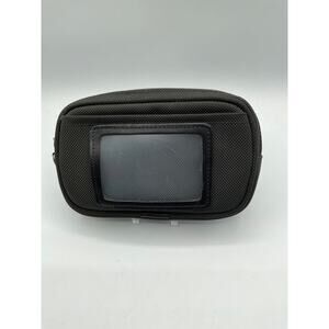 Tumi Small Black Zippered Travel Pouch